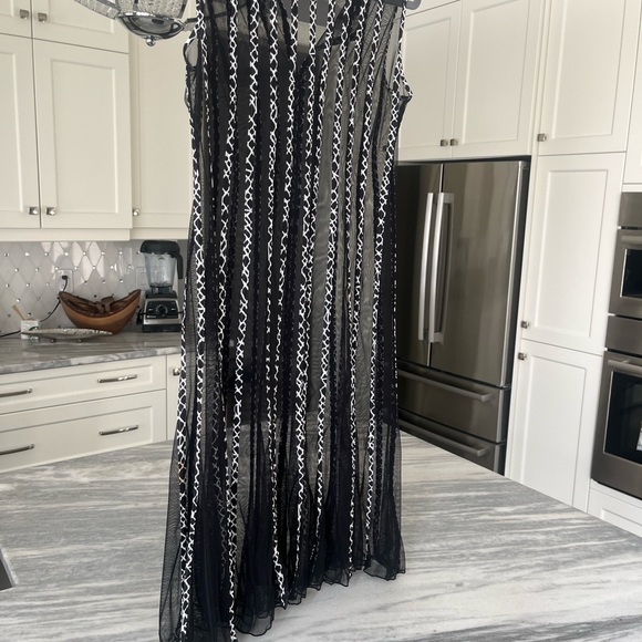 Sandra Darren amazing resort wear beach pool cover up dress size small 🧉🌴 - Picture 17 of 17